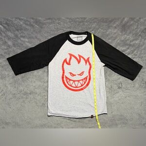 Spitfire Wheels Men’s 3/4 Sleeve T-Shirt SIZE SMALL